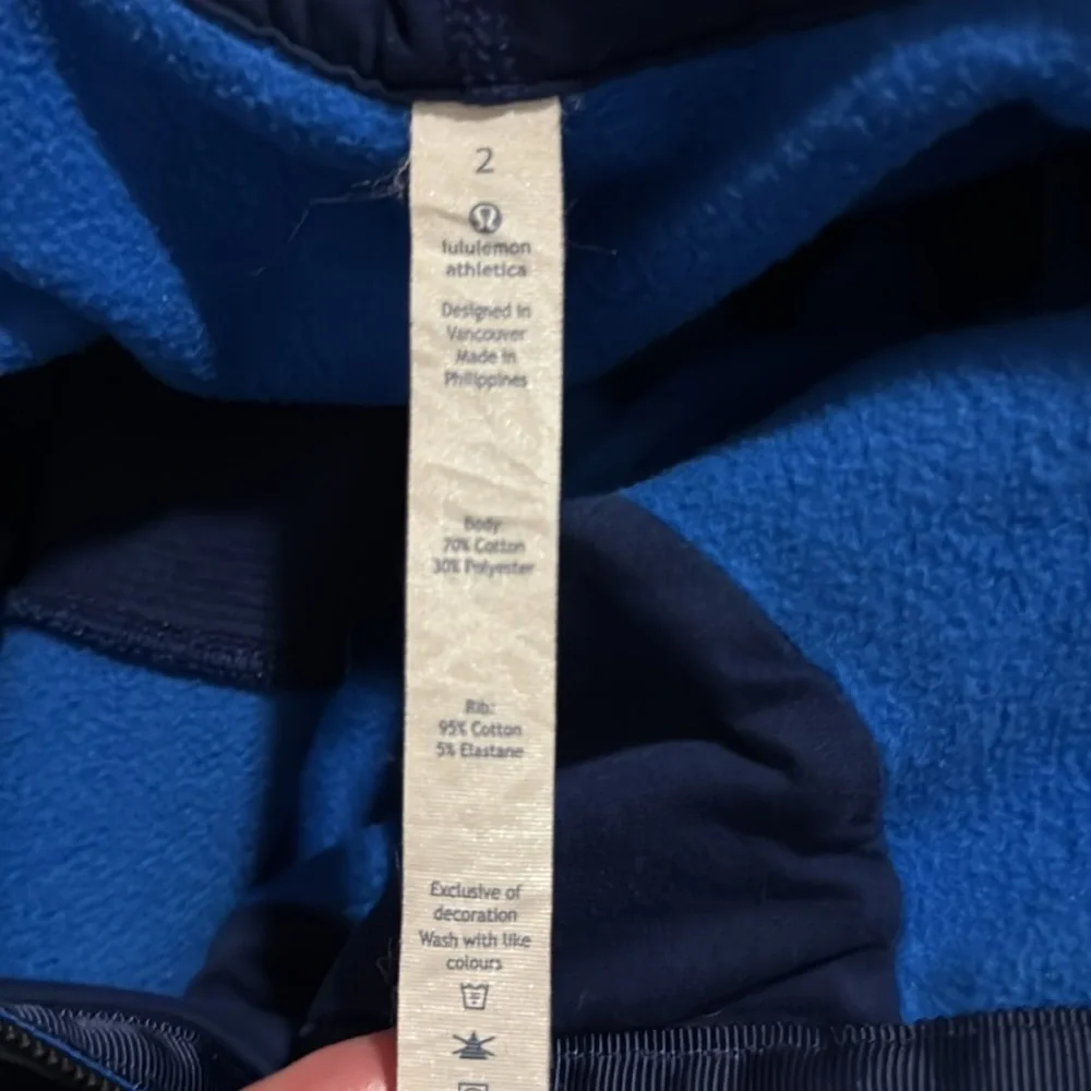 Lululemon Scuba Hoodie Commuter Denim Lakeside Blue Hero Blue / Hero Blue-2 - Picture 8 of 8